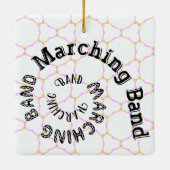 Marching Band Spiral Keramisch Ornament (Achterkant)