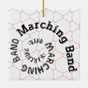 Marching Band Spiral Keramisch Ornament