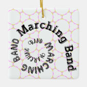 Marching Band Spiral Keramisch Ornament (Voorkant)