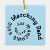 Marching Band Spiral Keramisch Ornament (Voorkant)