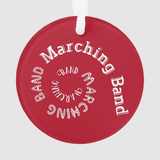 Marching Band Spiral Ornament (achterkant)