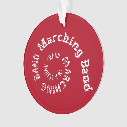 Marching Band Spiral Ornament (voorkant)