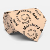 Marching Band Spiral Stropdas (Opgerold)