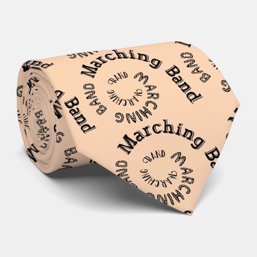 Marching Band Spiral Stropdas (Opgerold)