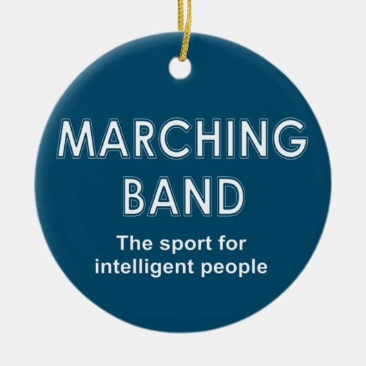Marching Band Sport Keramisch Ornament (Voorkant)