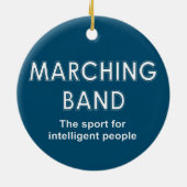 Marching Band Sport Keramisch Ornament (Achterkant)