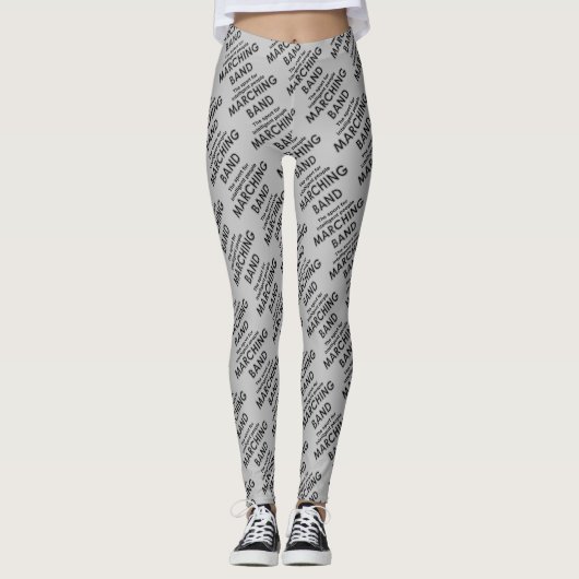 Marching Band Sport Leggings (Voorkant)