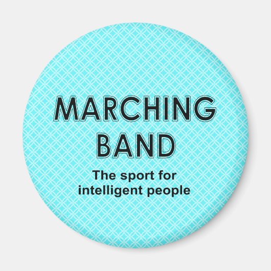 Marching Band Sport Magneet (Voorkant)