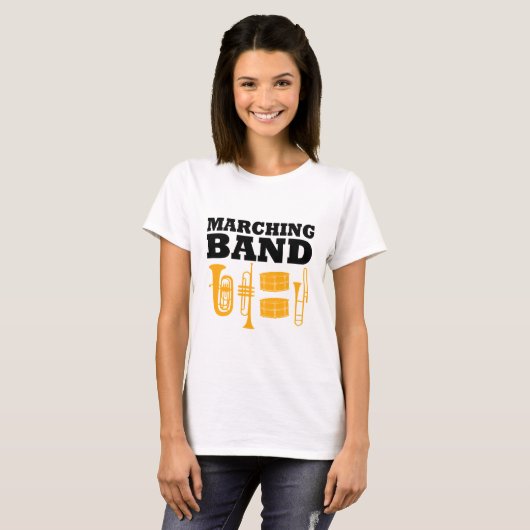Marching Band t-shirt (Voorkant volledig)