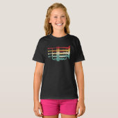 Marching Band Trompet Player Retro Design T-shirt (Voorkant volledig)