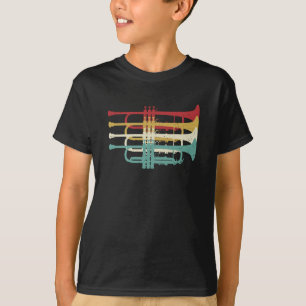 Marching Band Trompet Player Retro Design T-shirt