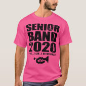 Marching Band Trompet Shirt 2020 Senior Afstuderen (Voorkant)