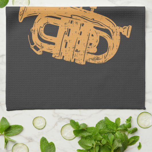 Marching Band Trumpets Theedoek (Gevouwen)