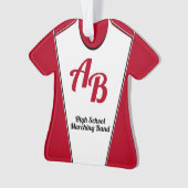 Marching Band Uniform met bewerkbare kleur Ornament (voorkant)