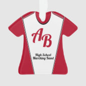 Marching Band Uniform met bewerkbare kleur Ornament (voorkant)