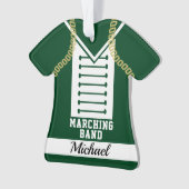 Marching Band Uniform met Foto Ornament (voorkant)