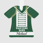Marching Band Uniform met Foto Ornament (voorkant)
