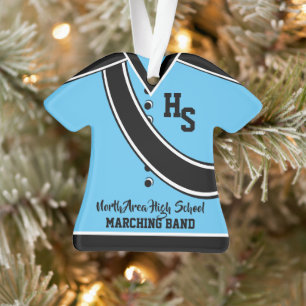 Marching Band Uniform met Foto Ornament