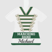 Marching Band Uniform met Foto Ornament (voorkant)