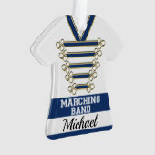 Marching Band Uniform met Foto Ornament (voorkant)