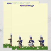 Marching Band van Katten Briefpapier (Voorkant / Achterkant)