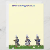 Marching Band van Katten Briefpapier (Achterkant)