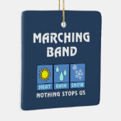 Marching Band Weer Keramisch Ornament (Rechts)