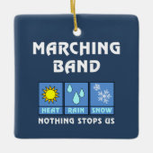 Marching Band Weer Keramisch Ornament (Voorkant)