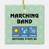 Marching Band Weer Keramisch Ornament (Voorkant)