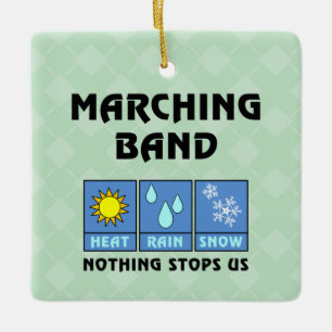 Marching Band Weer Keramisch Ornament