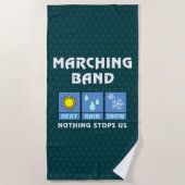 Marching Band Weer Strandlaken (Voorkant)