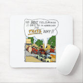 Marching Band Yields Funny Offbeat Cartoon Gifts Muismat (Met muis)