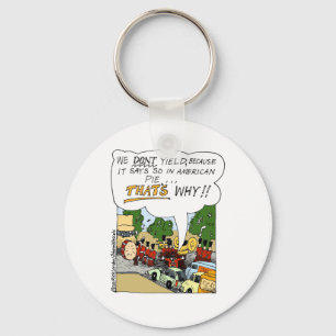 Marching Band Yields Funny Offbeat Cartoon Gifts Sleutelhanger
