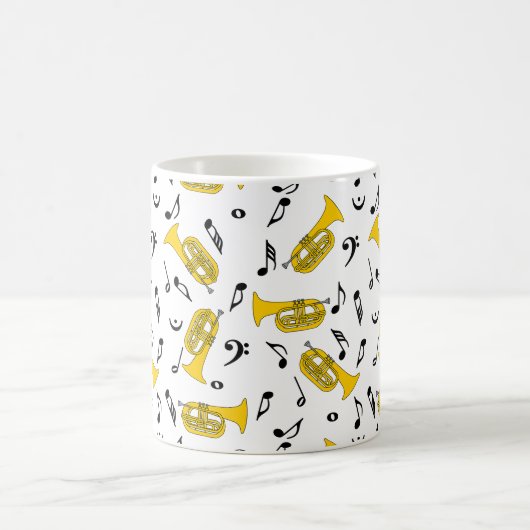 Marching Bariton Muzieknoten Koffiemok (Center)