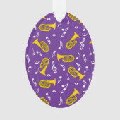 * Marching Bariton Muzieknoten Ornament (voorkant)