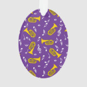 * Marching Bariton Muzieknoten Ornament (achterkant)