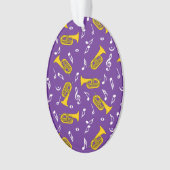 * Marching Bariton Muzieknoten Ornament (voorkant)