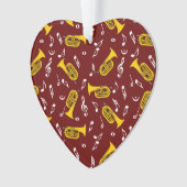 * Marching Bariton Muzieknoten Ornament (voorkant)