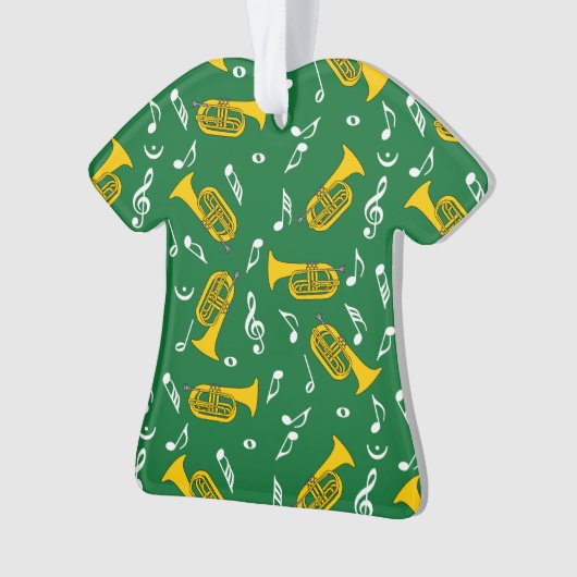 * Marching Bariton Muzieknoten Ornament (voorkant)