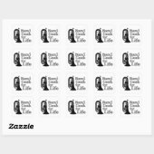 Marching Baritone Band Geek Vierkante Sticker (Vel)