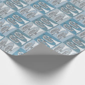Marching Baritone Crosshatch Cadeaupapier (Hoek)