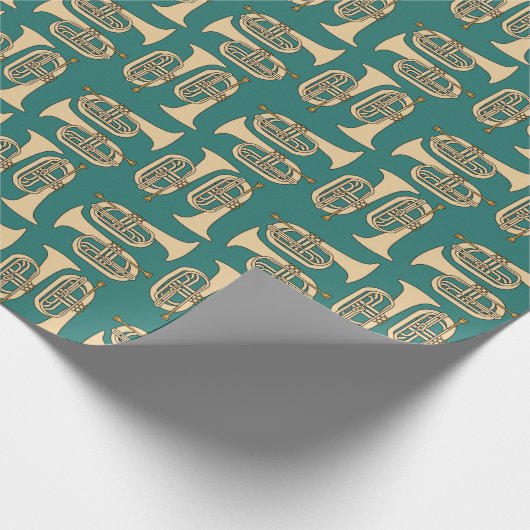 Marching Baritone Crosshatch Cadeaupapier (Hoek)