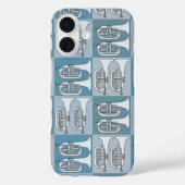 Marching Baritone Crosshatch Case-Mate iPhone Case (Achterkant)
