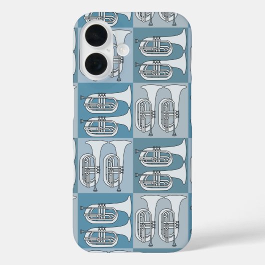 Marching Baritone Crosshatch Case-Mate iPhone Case (Achterkant)