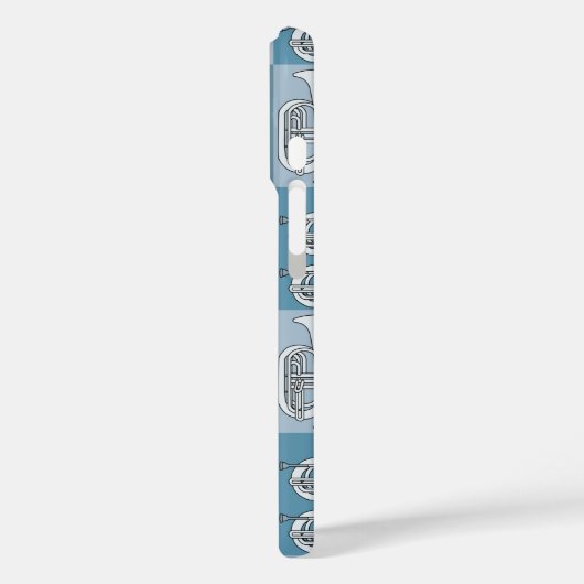 Marching Baritone Crosshatch Case-Mate iPhone Case (Achterkant / Links)