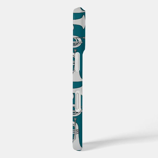 Marching Baritone Crosshatch Case-Mate iPhone Case (Achterkant / Rechts)