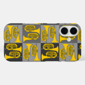 Marching Baritone Crosshatch Case-Mate iPhone Case (Achterkant (horizontaal))