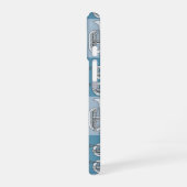 Marching Baritone Crosshatch iPhone 16 Hoesje (Linkerkant)