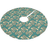 Marching Baritone Crosshatch Kerstboom Rok (Gekanteld)