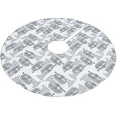 Marching Baritone Crosshatch Kerstboom Rok (Gekanteld)